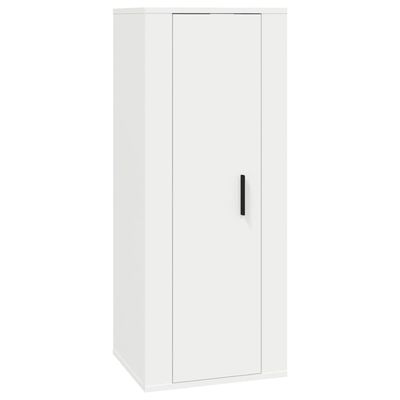 vidaXL Ensemble de meubles TV 3 pcs Blanc Bois d'ingénierie