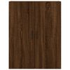 vidaXL Armoire murale chêne marron 69,5x34x90 cm