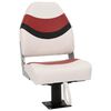vidaXL Ensemble de si&egrave;ges de bateau pliables lot de 2 dossier haut