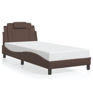 vidaXL Cadre de lit Viana sans matelas marron 80x200 cm similicuir