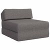 vidaXL Canap&eacute;-lit pliable Gris clair 60 x 70 x 41 cm Tissu