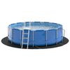 vidaXL Tapis de piscine Noir &Oslash; 366 cm Tissu non tiss&eacute;