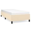 vidaXL Cadre de lit sans matelas cr&egrave;me 80x200 cm tissu