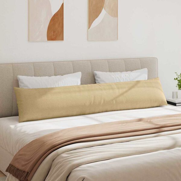 vidaXL Coussins de canapé 2 pcs Vert gris 200 x 40 cm