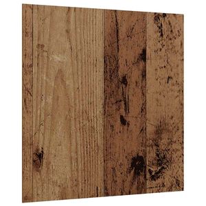 vidaXL Panneaux d&eacute;coratifs 50 pcs Bois ancien 30 x 30 x 0,27 cm
