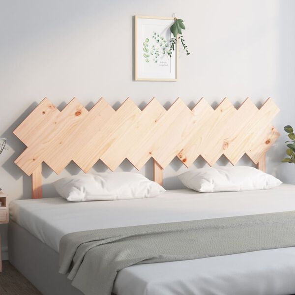 vidaXL T&ecirc;te de lit 196x3x80,5 cm Bois massif de pin