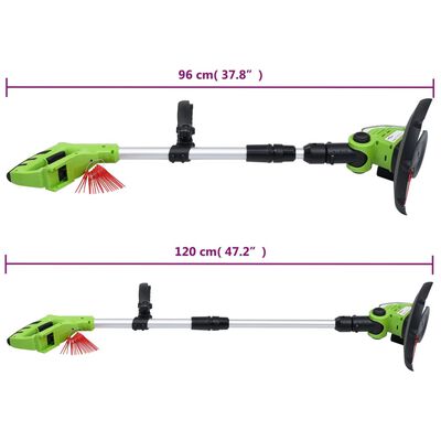 vidaXL Set d'outils électriques jardin sans fil 5pcs chargeur/batterie