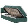 vidaXL Lit de Rangement Vert fonc&eacute; 100 x 200 cm Velours