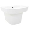 vidaXL Lavabo Blanc 50 x 45 x 41 cm C&eacute;ramique &Eacute;maill&eacute;e
