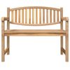vidaXL Banc de jardin 114x59x87 cm bois de teck solide