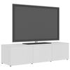 vidaXL Meuble TV Blanc 120x34x30 cm Bois d'ingénierie
