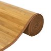 vidaXL Tapis rectangulaire naturel 70x300 cm bambou