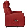 vidaXL Fauteuil de massage Rouge bordeaux Similicuir
