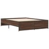 vidaXL Cadre de lit sans matelas ch&ecirc;ne marron 160x200 cm