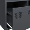vidaXL Buffet anthracite 101,5x39x73,5 cm acier lamin&eacute; &agrave; froid