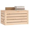 vidaXL Boîte de rangement 59,5x36,5x33 cm Bois massif de pin