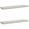 vidaXL Coussins de banc 2 pi&egrave;ces VUGHT 2 pc 100 % polyester Blanc