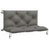 vidaXL Coussin de palette 1 pi&egrave;ce VIANEN 100 % polyester Gris
