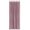 vidaXL Rideaux occultants 2 pcs Rose foncé 140 x 225 cm Velours