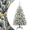 vidaXL Sapin de No&euml;l artificiel 120 cm 150 LED Blanc chaud