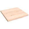 vidaXL &Eacute;tag&egrave;re murale 40x40x2 cm bois de ch&ecirc;ne massif non trait&eacute;