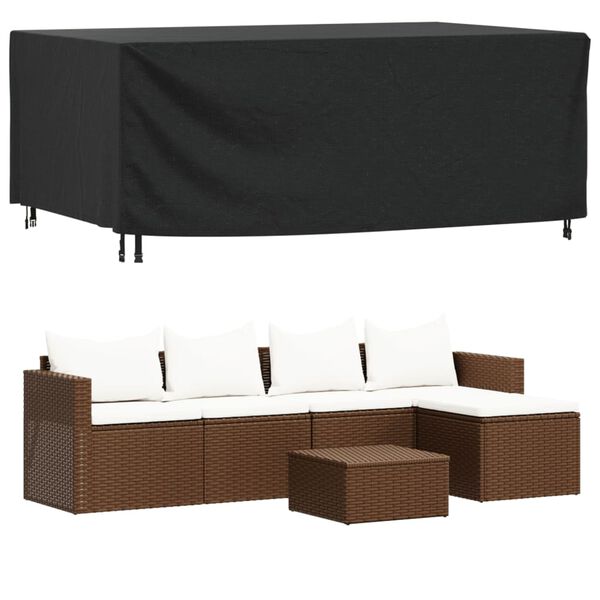 vidaXL Housses de salon de jardin 2 pcs 240x140x90 cm imperm&eacute;able 420D