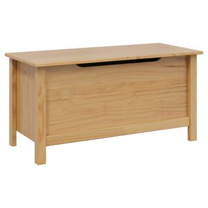 vidaXL Bo&icirc;te de rangement HILL Marron miel 90 x 40 x 45 cm Pin massif