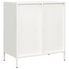 vidaXL Buffet blanc 68x39x73,5 cm acier lamin&eacute; &agrave; froid