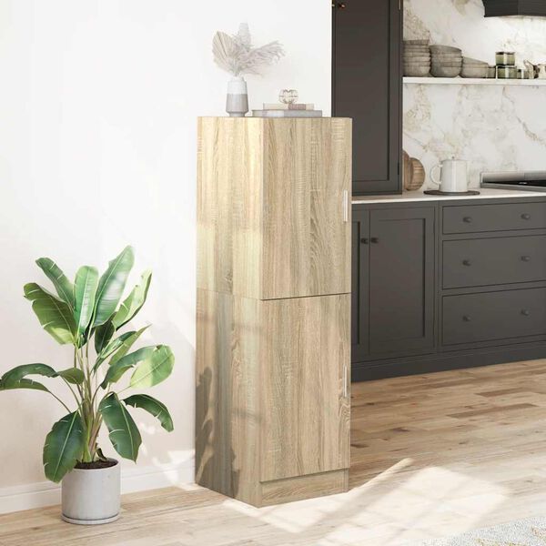 vidaXL Armoire de cuisine chêne sonoma 38x41,5x131,5cm bois ingénierie