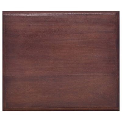 vidaXL Table de chevet Marron classique 35x30x60 cm Bois d'acajou