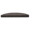 vidaXL Tapis d'escalier autocollants 10 pi&egrave;ces 56 x 17 x 3 cm Anthracite Demi-rond