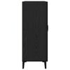 vidaXL Buffet chêne noir 69,5x34x90 cm bois d'ingénierie