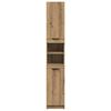 vidaXL Armoire de bain ch&ecirc;ne artisanal 32x34x188,5cm bois d'ing&eacute;nierie