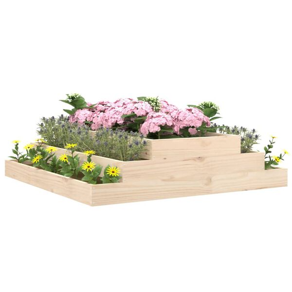vidaXL Jardini&egrave;re 110x110x27 cm Bois massif de pin