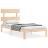 vidaXL Cadre de lit sans matelas bois de pin massif