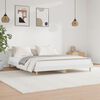 vidaXL Cadre de lit sans matelas blanc 140x200 cm bois d'ingénierie