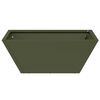 vidaXL Cache-pot de jardin 5 pcs Vert olive 40 x 40 x 15 cm