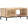 vidaXL Table basse 88x50x42 cm Bois de manguier massif