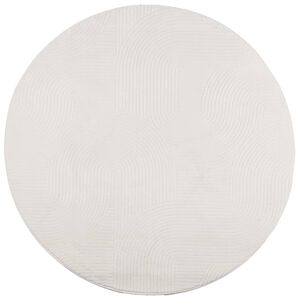 vidaXL Tapis IZA poils courts style scandinave cr&egrave;me &Oslash; 160 cm