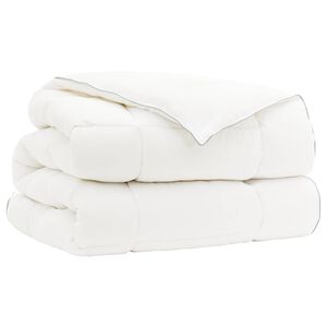 vidaXL Couette 220x240 cm Hiver 450 GSM Laine australienne Blanc