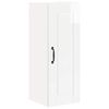 vidaXL Meuble mural PORTO Blanc brillant 30 x 31 x 80 cm