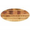 vidaXL Dessus de table 140x50x3,8 cm ovale bois massif de manguier