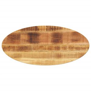 vidaXL Dessus de table 140x50x3,8 cm ovale bois massif de manguier