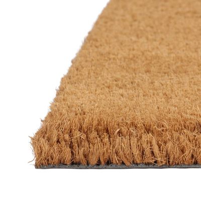 vidaXL Tapis de porte naturel 90x150 cm fibre de coco touffeté