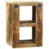 vidaXL Meuble TV Marron 36 x 30 x 54 cm Bois de manguier massif