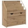 vidaXL Biblioth&egrave;que pour enfants Ch&ecirc;ne artisanal 60 x 29,5 x 69 cm
