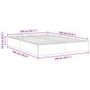 vidaXL Lit de Rangement avec matelas Vert fonc&eacute; 140 x 190 cm Velours