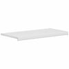 vidaXL Appui de fen&ecirc;tre Blanc 100 x 45 x 4,5 cm PVC