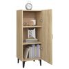 vidaXL Buffet Ch&ecirc;ne sonoma 34,5x34x90 cm Bois d'ing&eacute;nierie