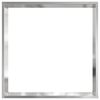 vidaXL Bordure de Pelouse Argent 40 x 40 x 13 cm Acier inoxydable